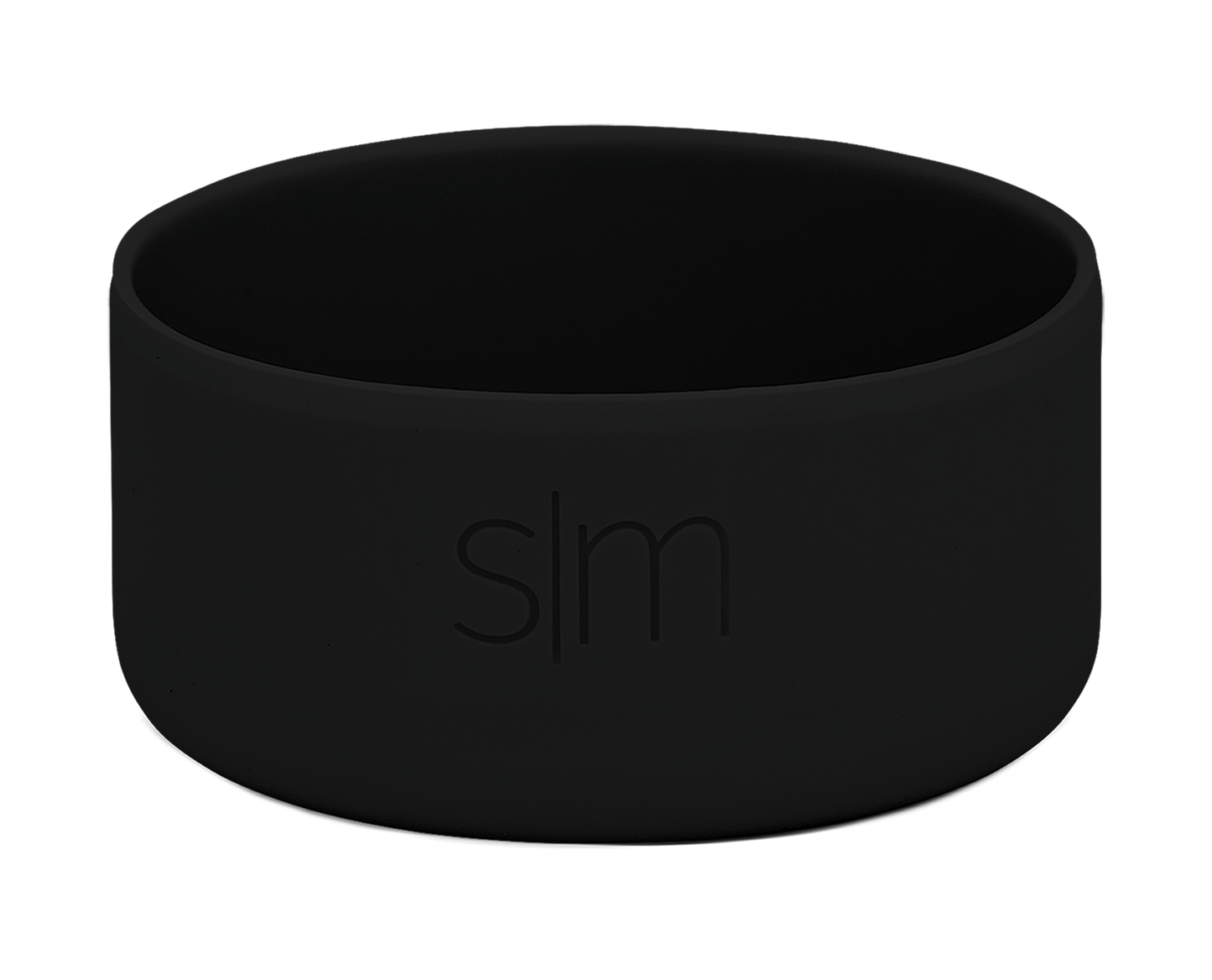 Black matte boot displayed against a light gray background