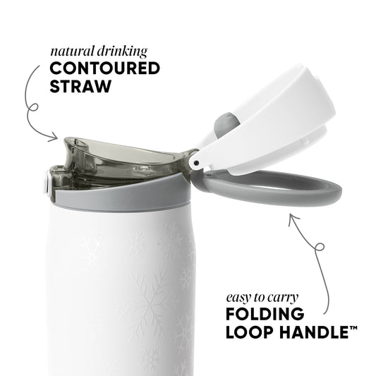 Minimalist white drinkware product displayed against pure white studio background with light gray and charcoal gray tones in a clean, clinical setting.