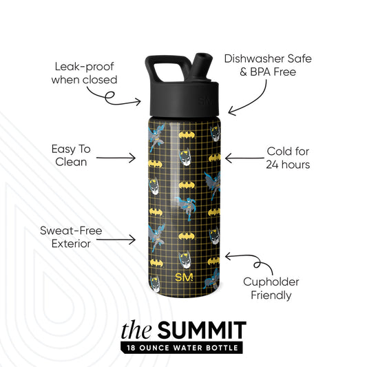 Summit Kids Water Bottle with Straw Lid