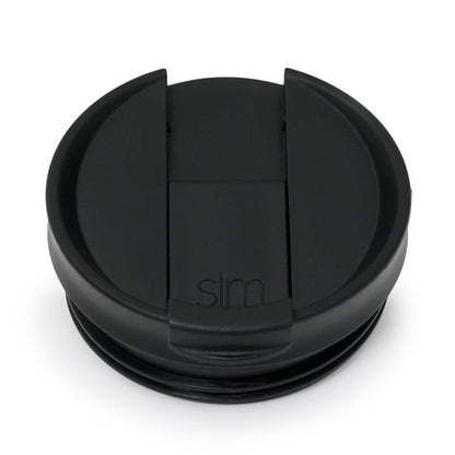 Black product on light gray background