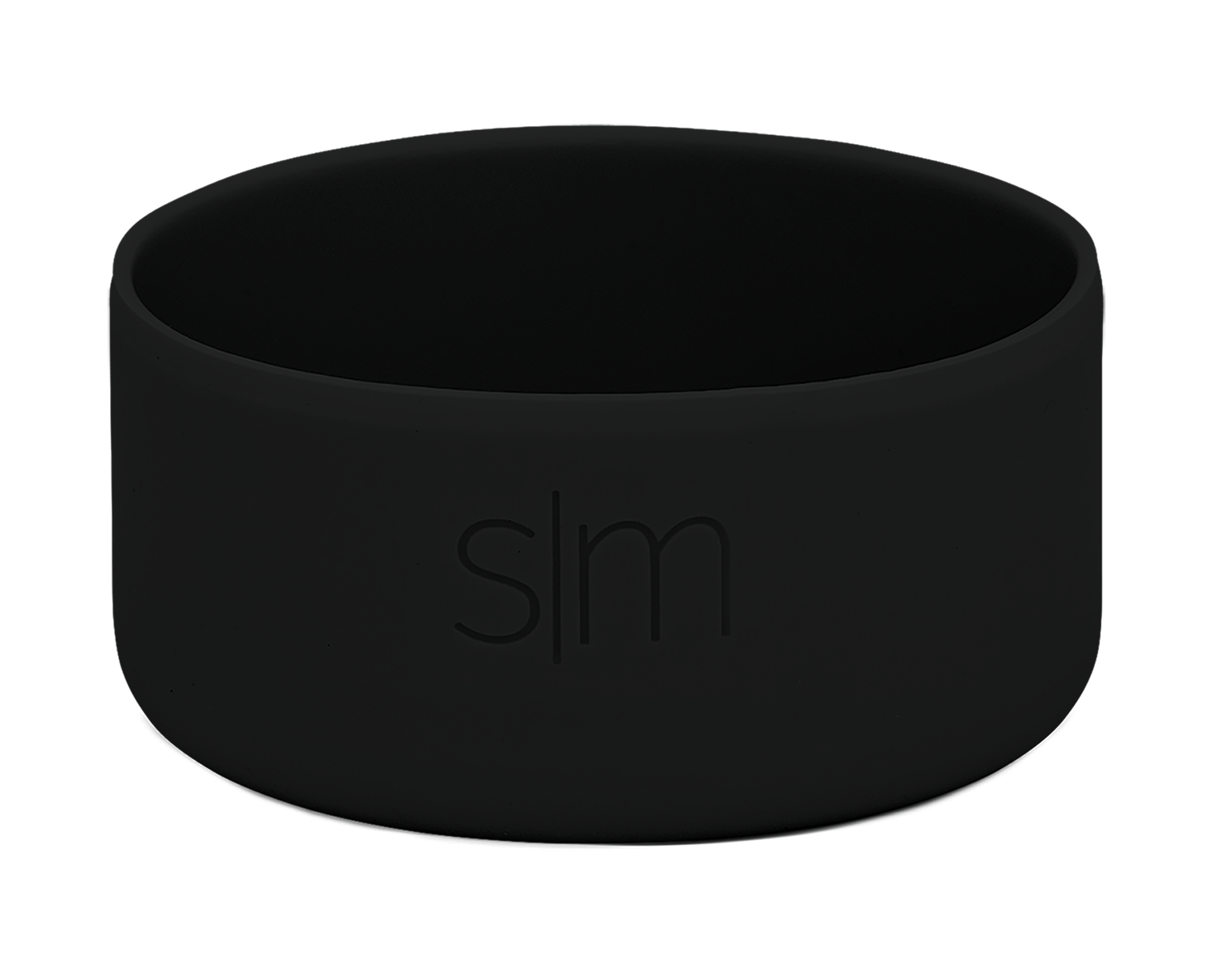 Black matte boot displayed against a light gray background