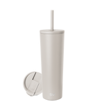 Simple Modern Slim Ranger tumbler, white background, front view of insulated drinkware with sleek cylindrical design and minimalist aesthetic