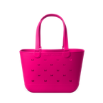 Hot pink magenta tote bag displayed against a white background