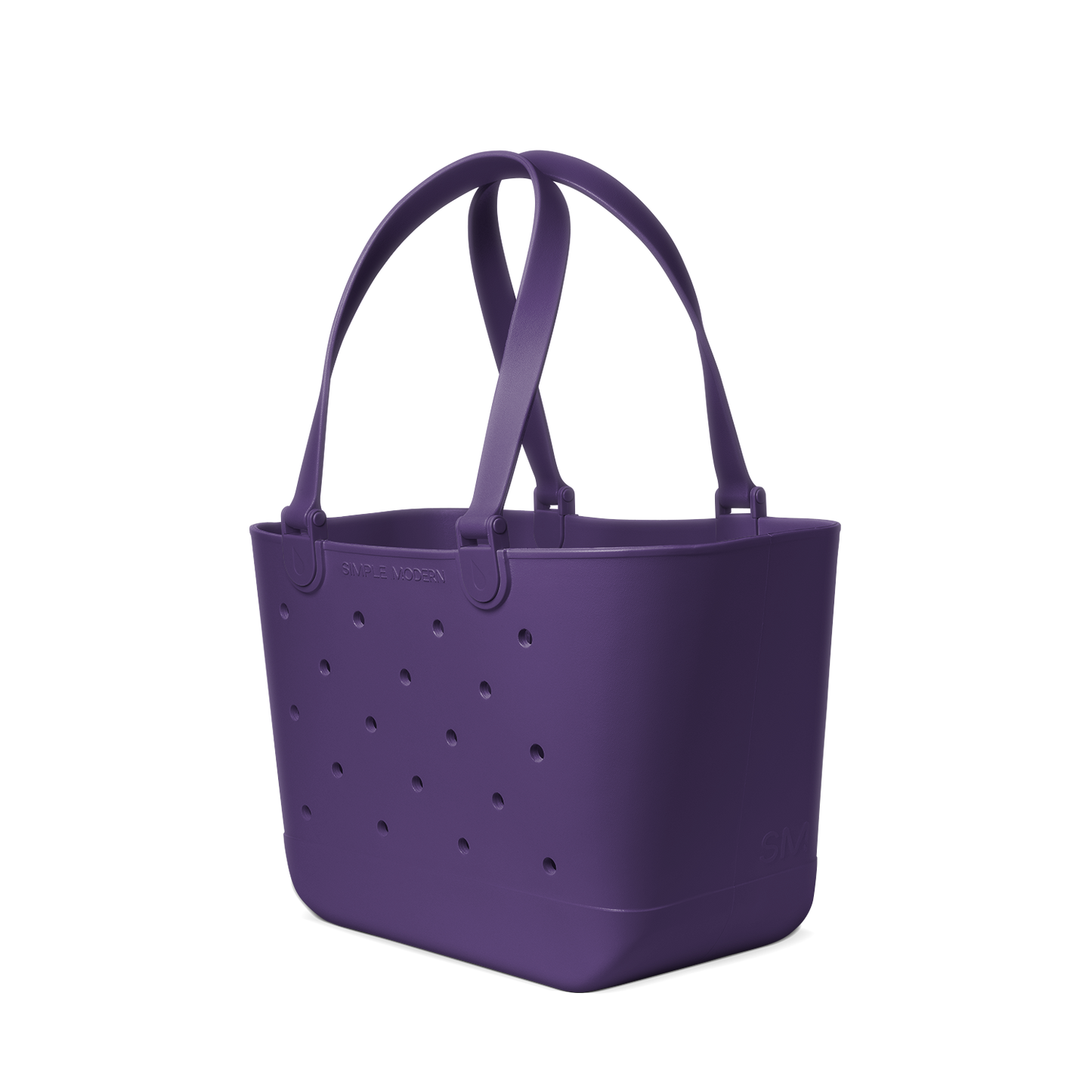 Deep purple plum-toned product display with white background, sophisticated muted design with subtle depth and high contrast for visual accessibility.