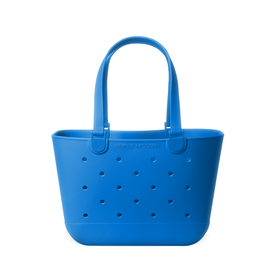 Vibrant blue and white product image with royal blue tones and clean white background providing high contrast for visibility.