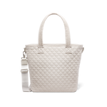 Cream-colored canvas tote bag displayed against white background, front view showing simple, minimalist design with neutral beige tone and clean aesthetic.