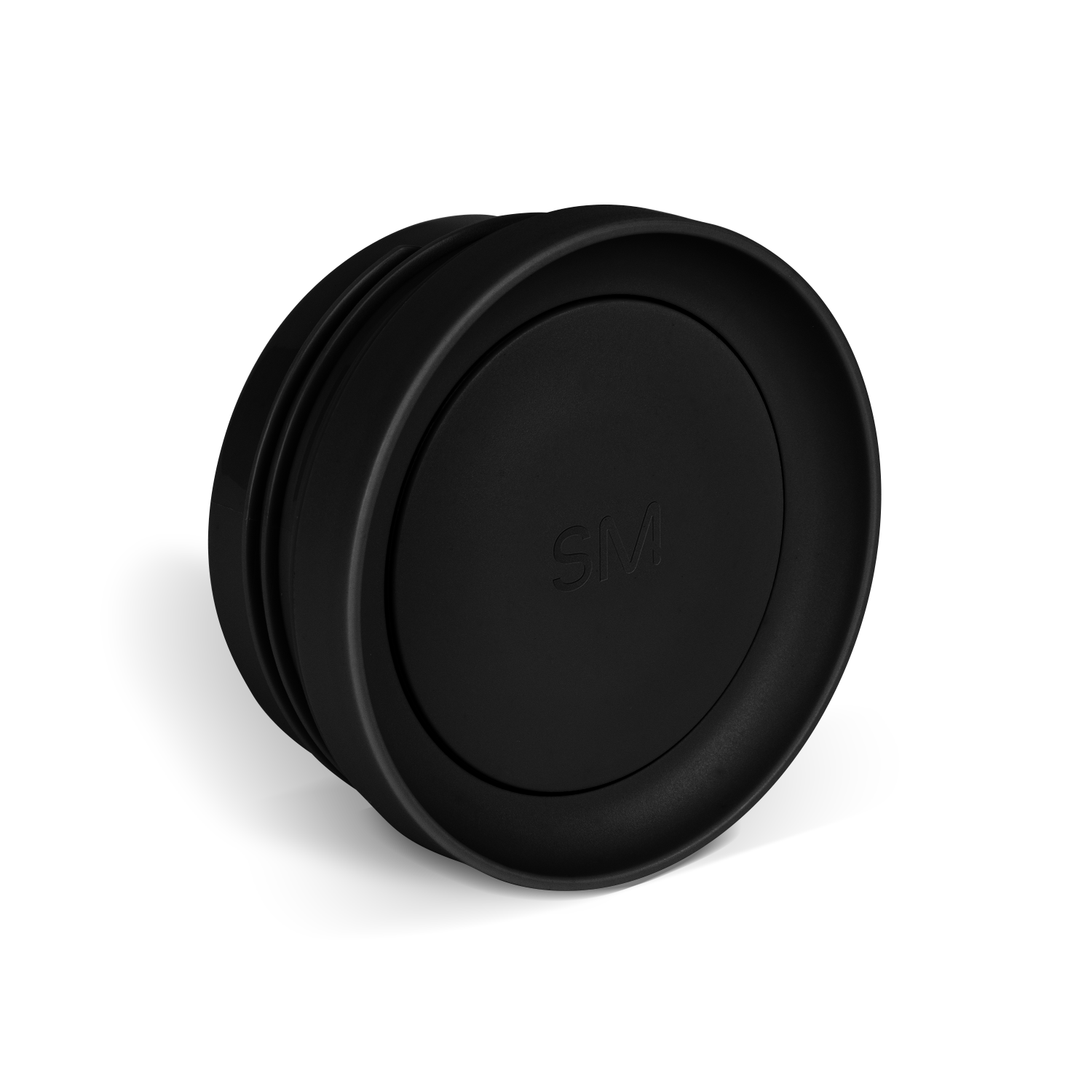 Black HRV-LID-360-MB-M product on white background with gray shadow detail