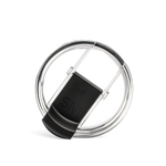 Clear transparent HRV lid with black accents on white background