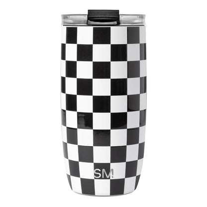 Voyager Tumbler with Clear Flip Lid & Straw