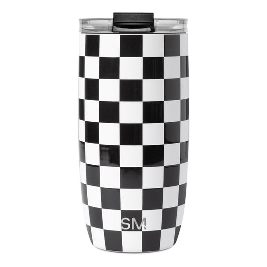 Voyager Tumbler with Clear Flip Lid & Straw