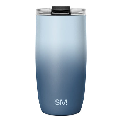 Voyager Tumbler with Clear Flip Lid & Straw
