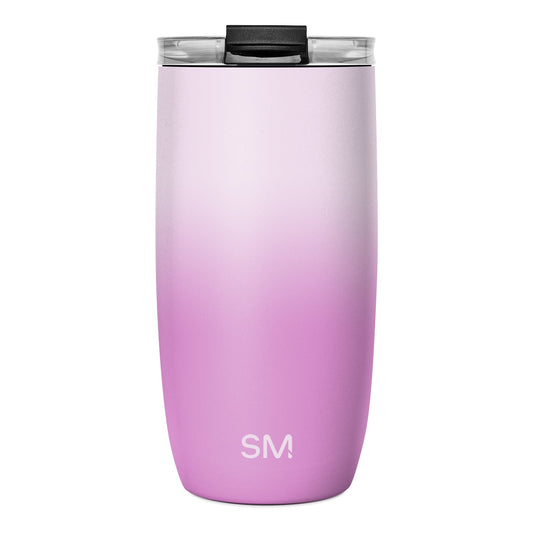 Voyager Tumbler with Clear Flip Lid & Straw