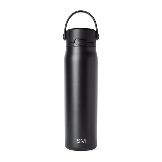 Sleek matte black product against white background