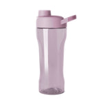 Dusty mauve water bottle with muted pink lid and spout