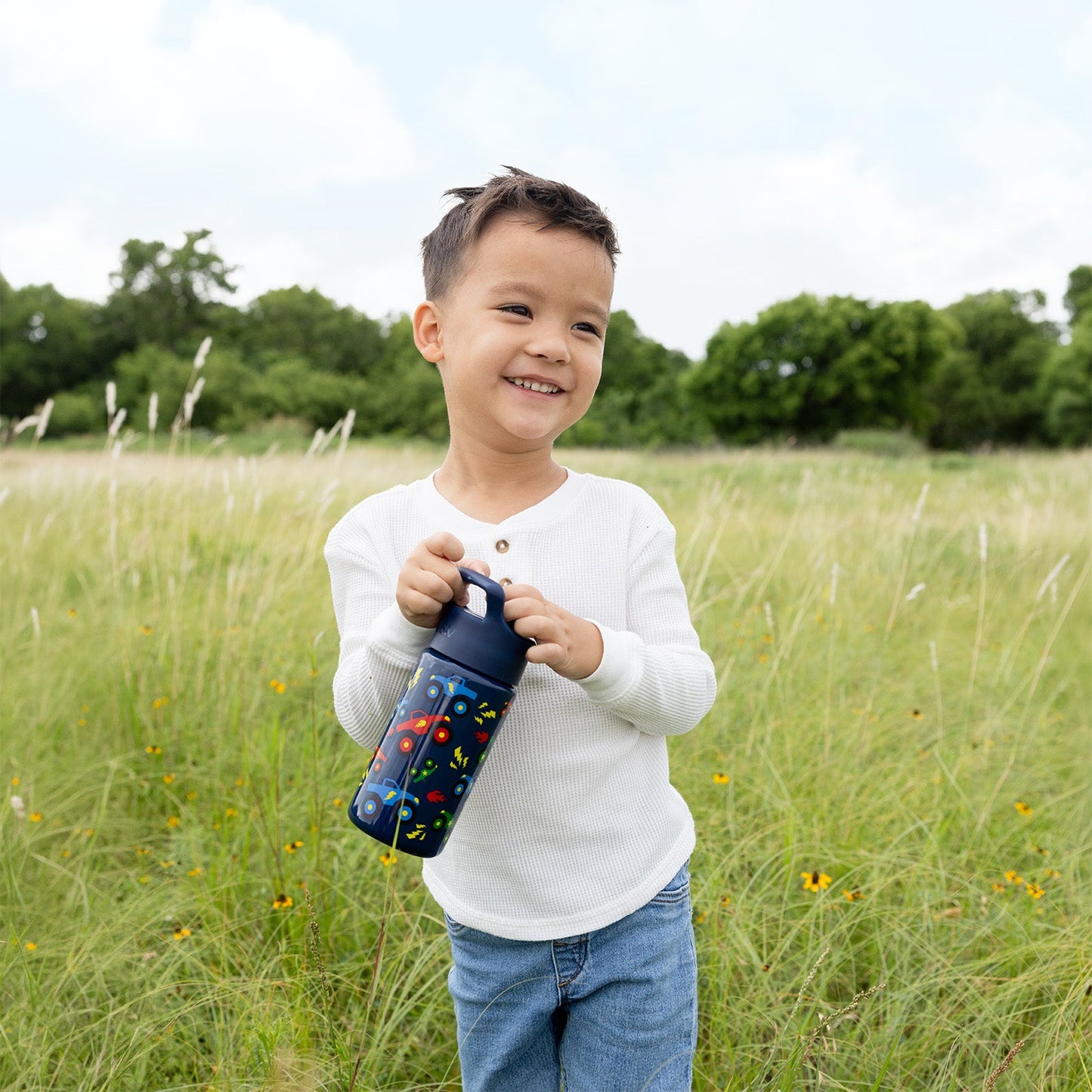 Summit Water Bottle with Straw Lid