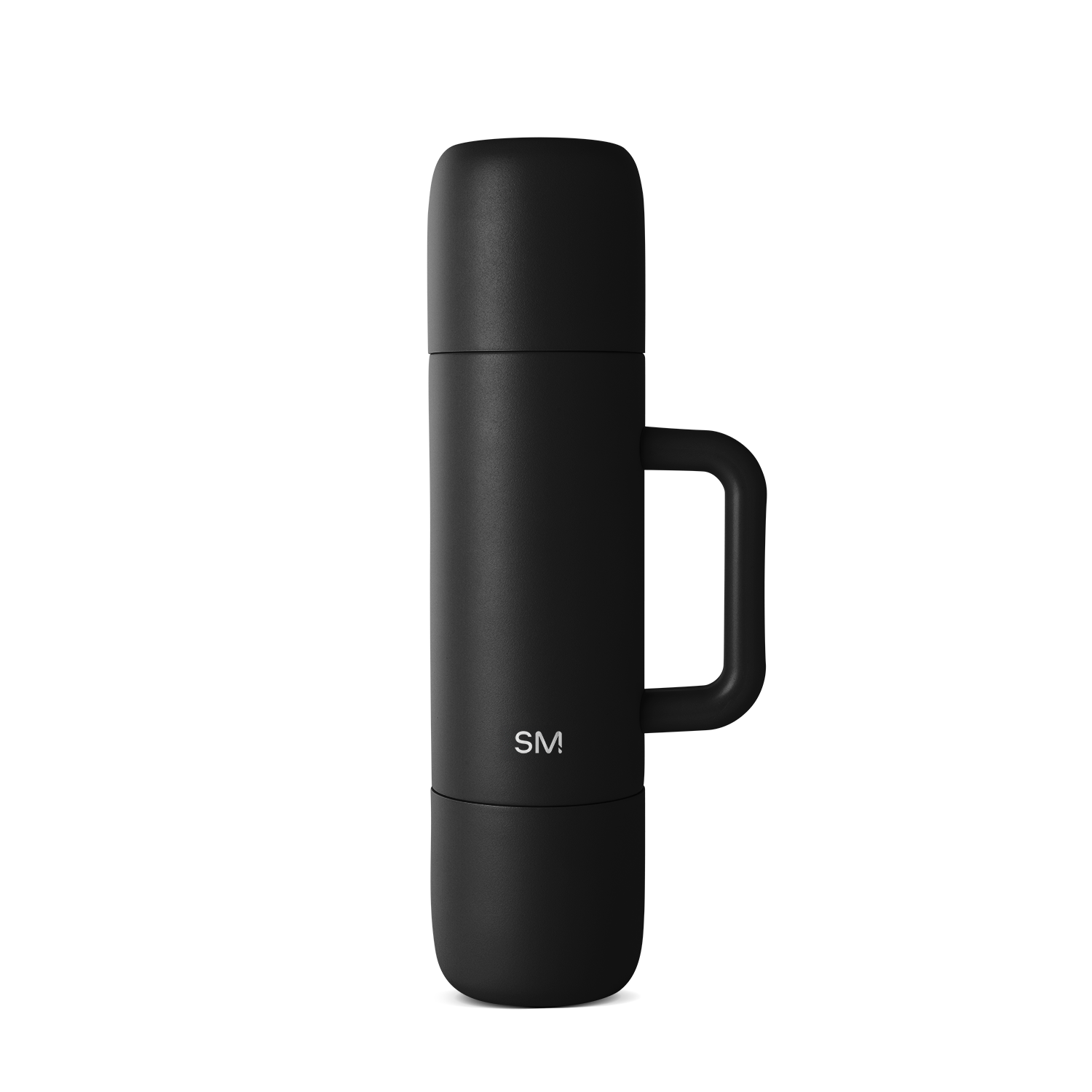 Deep matte black product with subtle metallic sheen and tonal variations that create dimension.