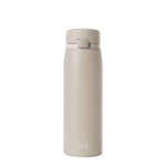 SM Vacuum Insulated Bottle in soft beige or off-white color against a white background