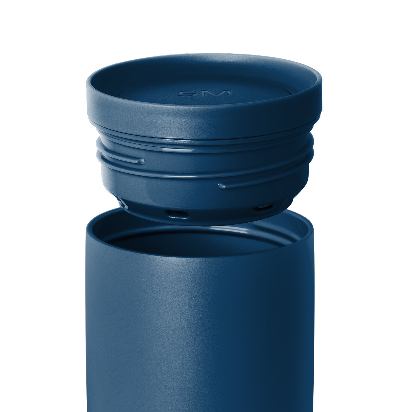 Deep teal blue product with sophisticated finish, medium to dark blue-green tone with muted saturation