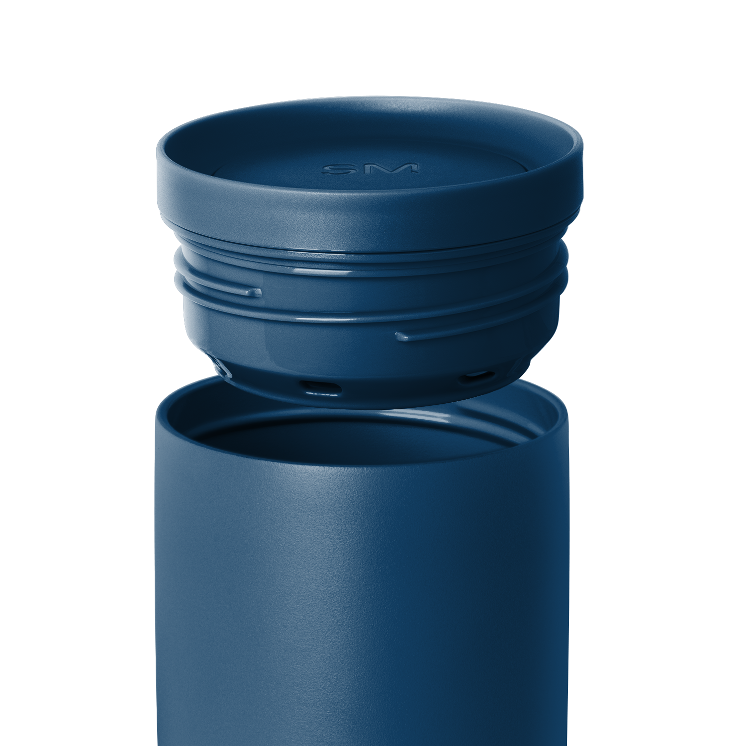 Deep teal blue product with sophisticated finish, medium to dark blue-green tone with muted saturation