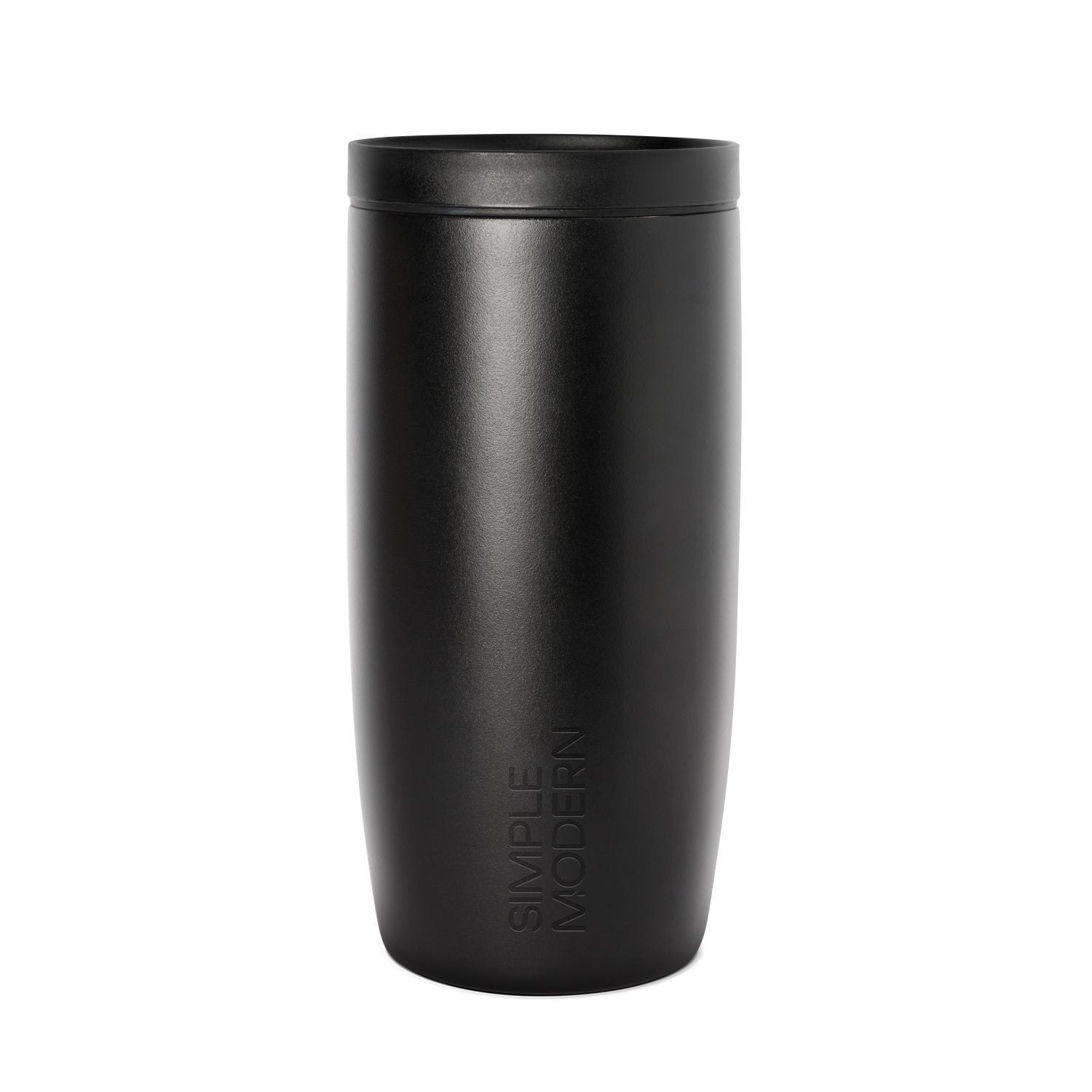 Deep matte black SIG-HRV-360-16-MB-M vessel with cylindrical design, photographed against white background for product display.