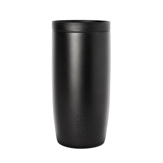 Deep matte black SIG-HRV-360-16-MB-M vessel with cylindrical design, photographed against white background for product display.