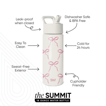 Summit Kids Water Bottle with Straw Lid