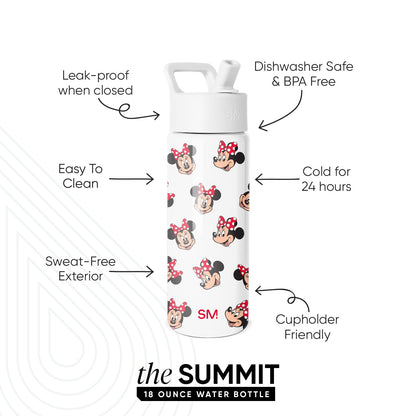 Summit Kids Water Bottle with Straw Lid