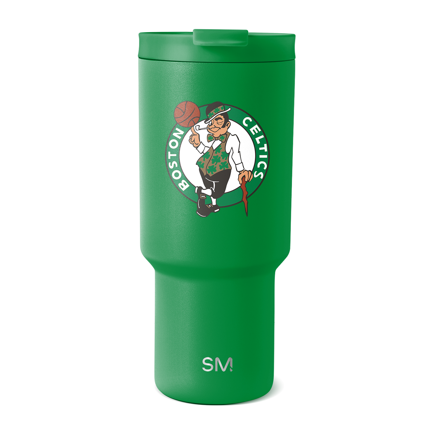 Boston Celtics kelly green tumbler with simple modern design