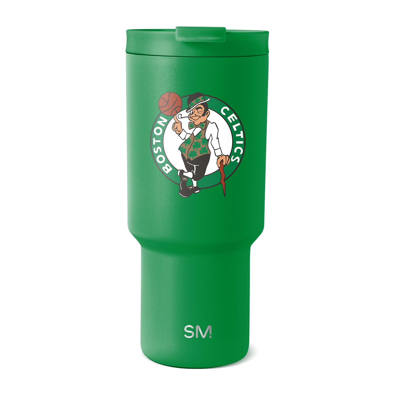 Boston Celtics kelly green tumbler with simple modern design