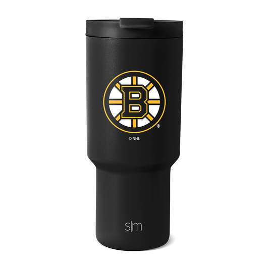 Matte black product with gold and yellow team logo accents, sleek modern design