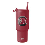 Burgundy matte tumbler with black and white logo accents, featuring a sophisticated wine red finish and minimalist design aesthetic.