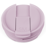 Dusty mauve flip lid product against white background