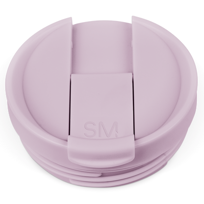 Dusty mauve flip lid product against white background