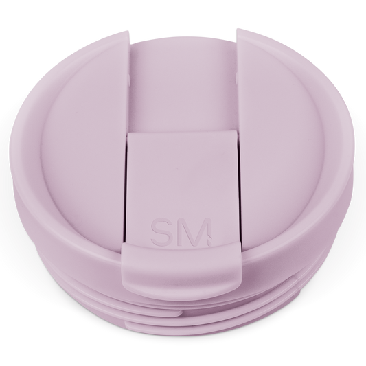 Dusty mauve flip lid product against white background