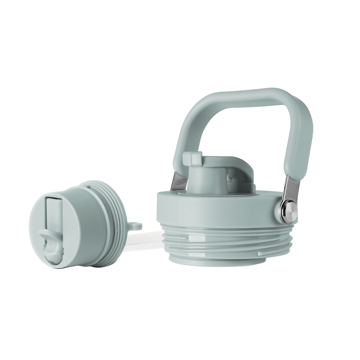 Sage green or light gray-green container lid shown against white background in minimalist product rendering