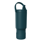 Deep teal matte water bottle with subtle gradient, darker at base transitioning lighter toward top.