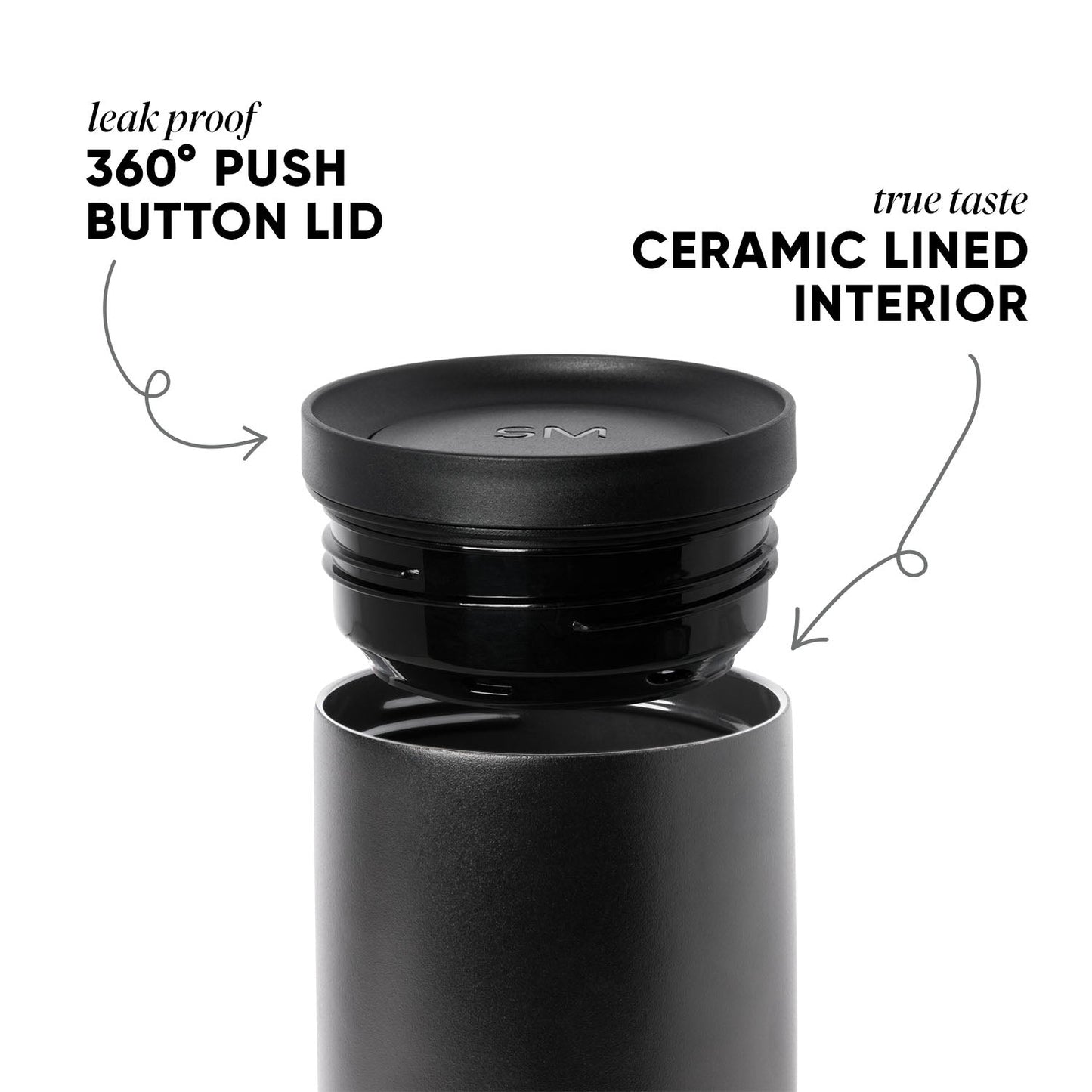 Matte black smartwatch with removable components and charcoal gray background