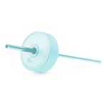 Soft turquoise seafoam blue product display on clean white background with bright, airy design aesthetic